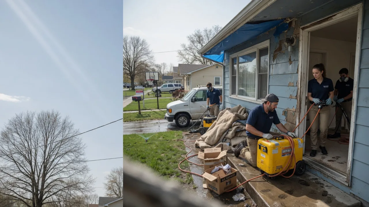 Basement Flood Cleanup in Claire City, SD near me